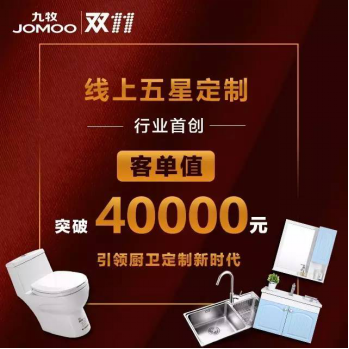 九牧雙十一突破3.6億 連續(xù)七年建材衛(wèi)浴全網(wǎng)冠軍
