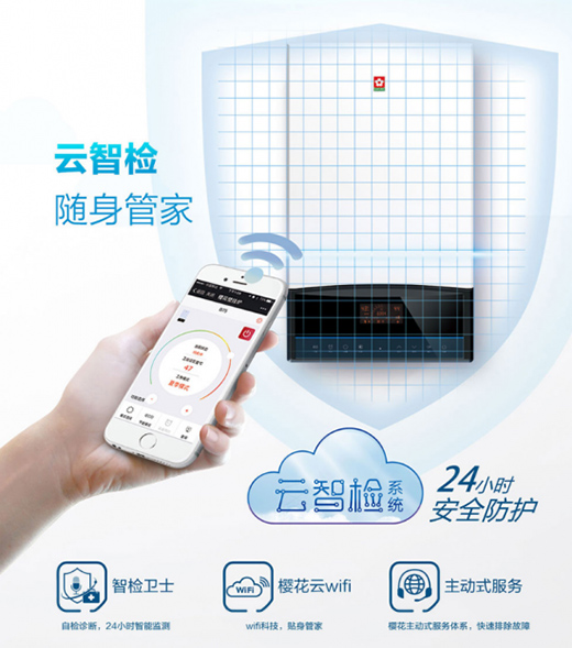 櫻花壁掛爐：靠近你溫暖我，24小時貼心守護