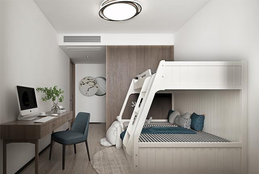 胡桃木飾面點(diǎn)綴，溫雅柔和，全身心享受生活慢節(jié)奏