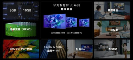 “閉眼入”的電視，華為智慧屏SE系列越級性能新品震撼來襲