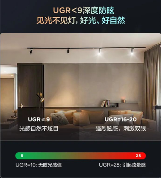 美的全屋智能燈光：磁吸軌道燈隨心安裝，手機(jī)一鍵切換光效